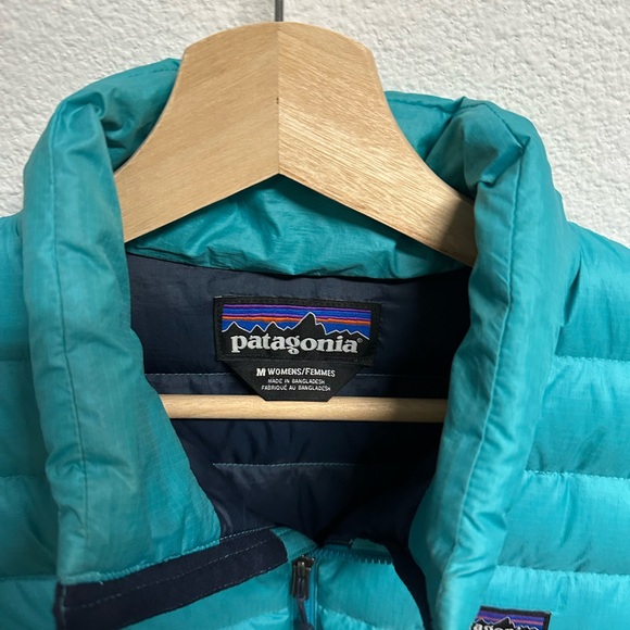 Patagonia Teal Puffer Jacket - Picture 2 of 3